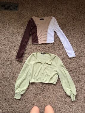 Bundle 2- SHEIN Long Sleeve Crop tops